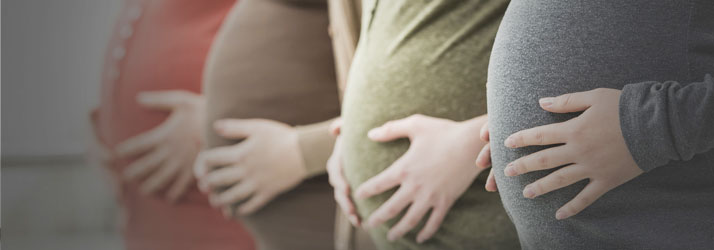 Chiropractic Kenosha WI Fertility Health Pregnancy Four Bellies With Hands On